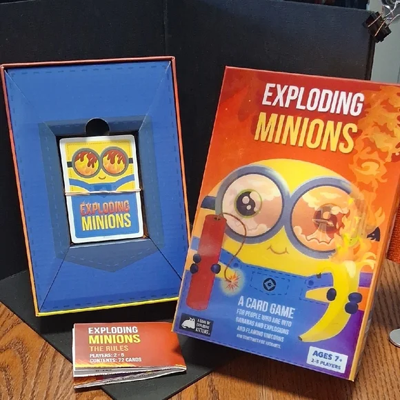 Exploding Minions Card Game - Red and Yellow - Picture 3 of 3